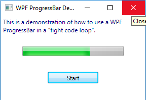 دانلود سورس کد progress bar با wpf و سی شارپ (#C)