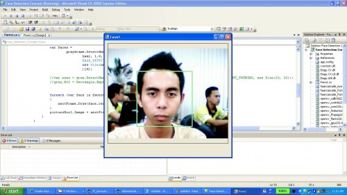 دانلود سورس کد پروژه تشخیص چهره در سی شارپ c#.net
